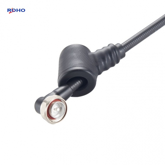 4.3-10 Male to Right Angle 7-16 DIN Male Cable Assembly