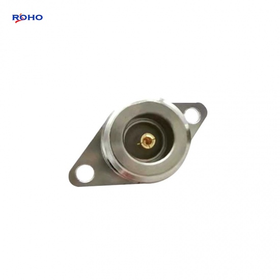 N Type Female 2 Hole Flange RF Coaxial Connector