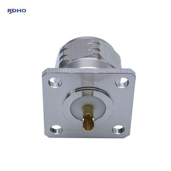 N Type Male 4 Hole Flange Connector