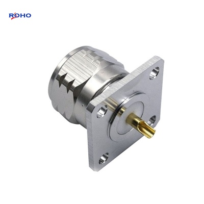 N Type Male 4 Hole Flange Connector