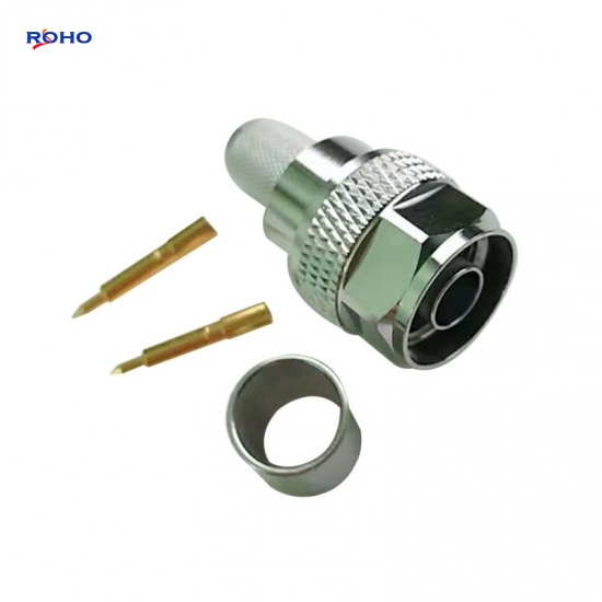 N Type Male Crimp RF Coaxial Connector