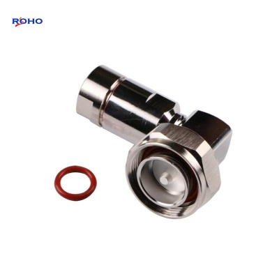 7-16 DIN Male Clamp Right Angle Coaxial Connector
