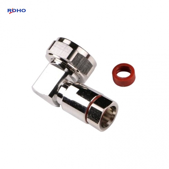 7-16 DIN Male Right Angle Clamp Coaxial Connector