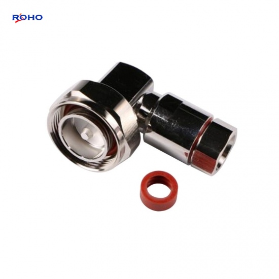 7-16 DIN Male Right Angle Clamp Coaxial Connector