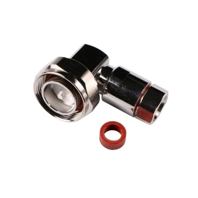 7-16 DIN Male Right Angle Clamp Coaxial Connector