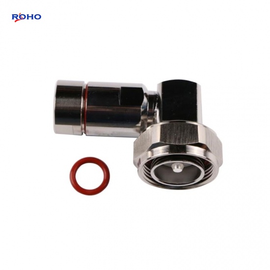 7-16 DIN Male Clamp Right Angle Coaxial Connector