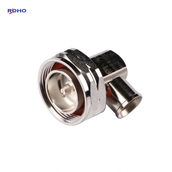 7-16 DIN Male Right Angle Solder Coaxial Connector