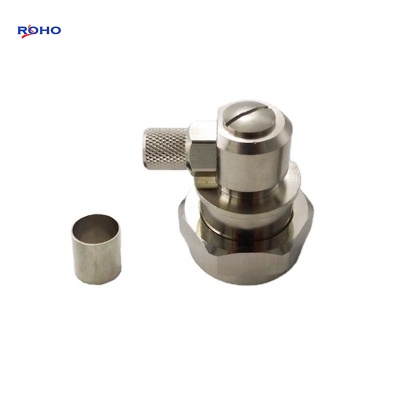 7-16 DIN Male Right Angle Crimp Coaxial Connector