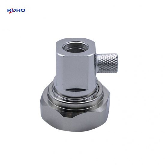7-16 DIN Male Right Angle Crimp RF Coaxial Connector