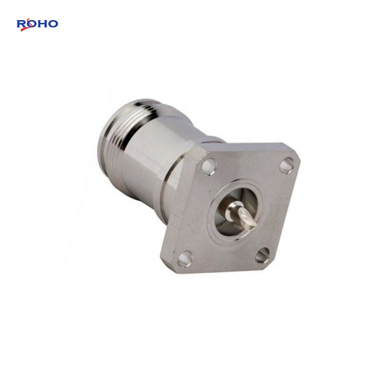 4.3-10 Female 4 Hole Flange RF Coaxial Connector