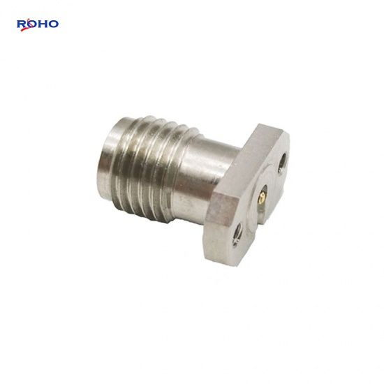 2.92mm Female 2 Hole Flange Connector for PCB
