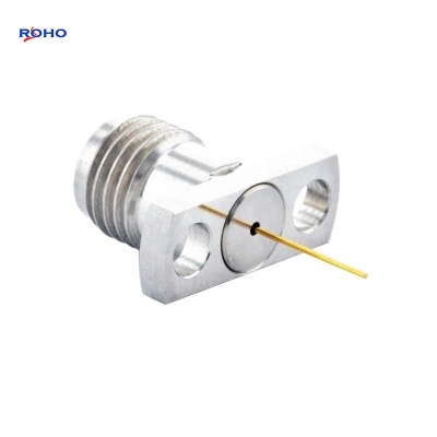 2.92mm Female 2 Hole Flange Coaxial Connector