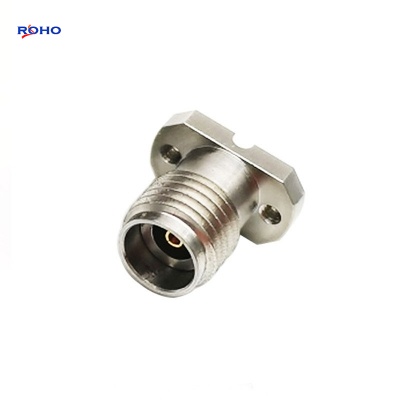 2.92mm Female 2 Hole Flange Connector for PCB