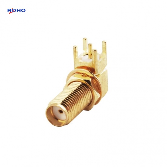 SMA Female Right Angle RF Coaxial Connector