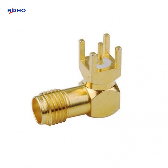 SMA Female Right Angle RF Coaxial Connector