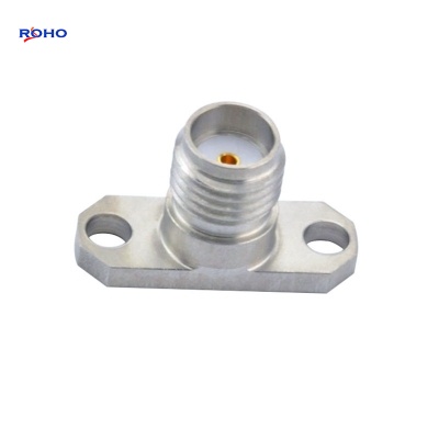 SMA Female 2 Hole Flange RF Coaxial Connector