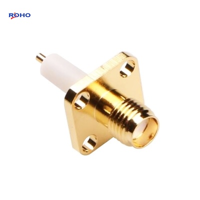 SMA Female 4 Hole Flange RF Connector