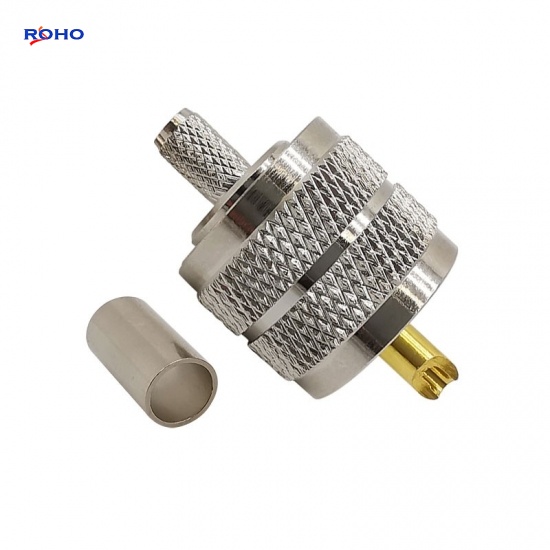 UHF Male Crimp RF Coaxial Connector