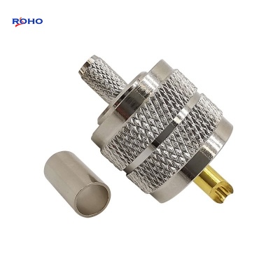 UHF Male Crimp RF Coaxial Connector