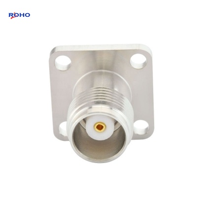 TNC Female 4 Hole Flange Connector Connector