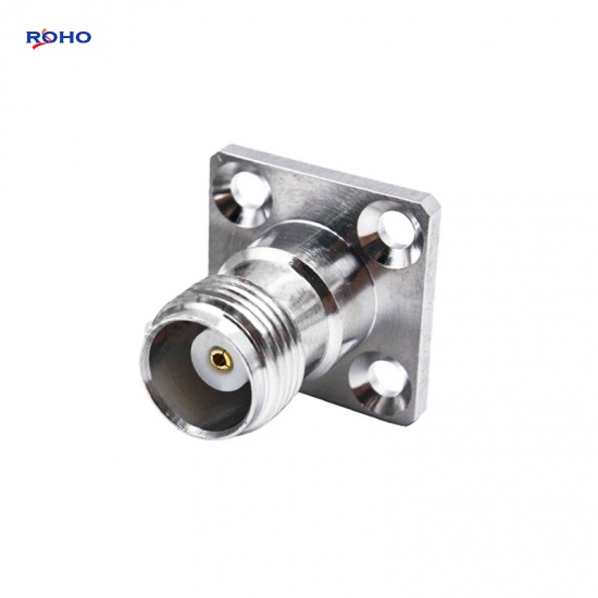 TNC Female 4 Hole Flange RF Coaxial Connector