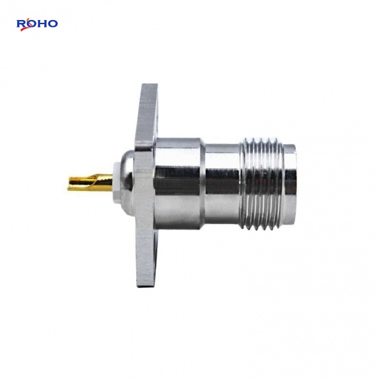 TNC Female 4 Hole Flange RF Coaxial Connector