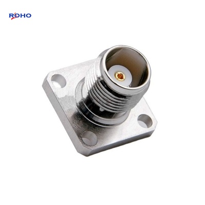 TNC Female 4 Hole Flange RF Coaxial Connector