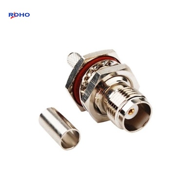 TNC Female Crimp RF Coaxial Connector