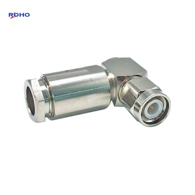 TNC Male Right Angle Clamp RF Coaxial Connector