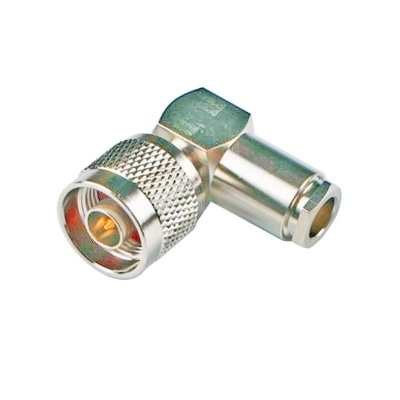 N Male Right Angle Clamp Coaxial Connector