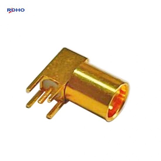 SMP Male Right Angle PCB Connector