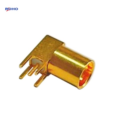 SMP Male Right Angle PCB Connector