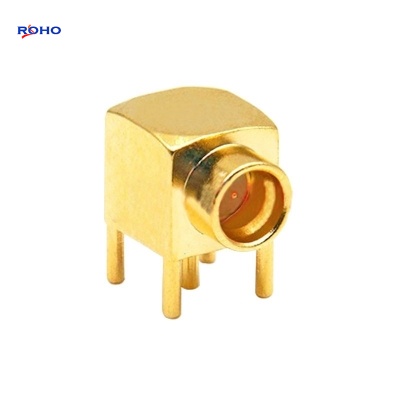 SMP Male Right Angle PCB Connector