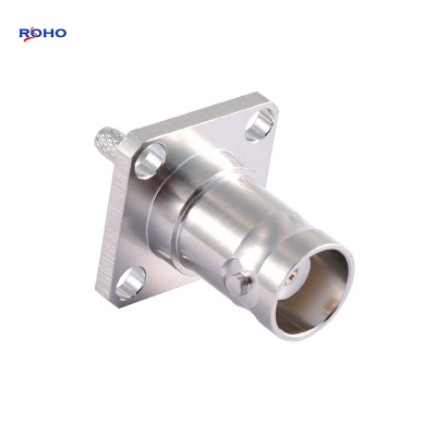 BNC Female 4 Hole Flange Connector