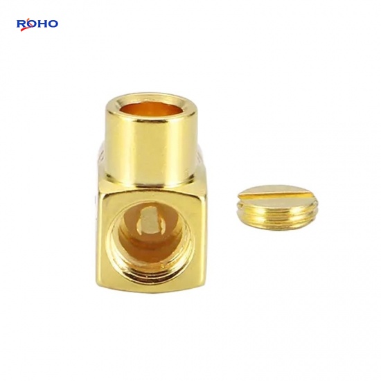 SMB Female Right Angle Clamp Connector