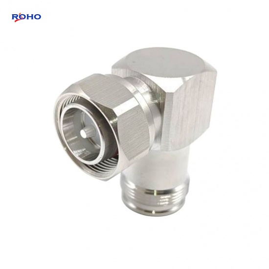 4.3-10 Male to 4.3-10 Female Right Angle Adapter