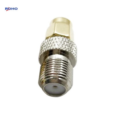 F Female to SMA Male Connector Adapter