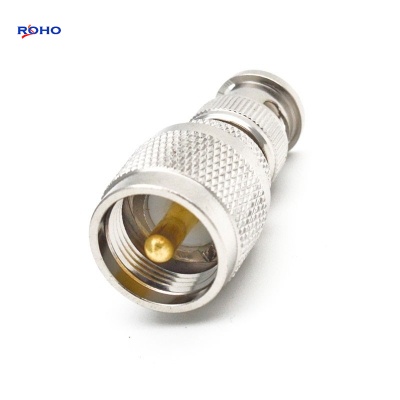 UHF Male to BNC Male RF Adaptor