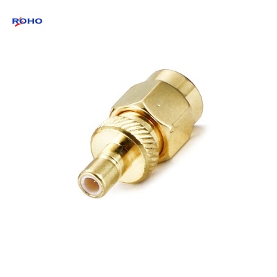 SMB Jack Male to SMA Male RF Coaxial Adapter
