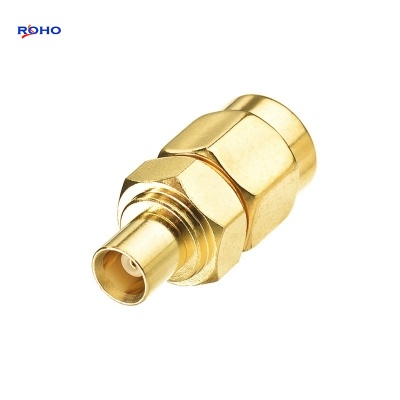 MCX Jack to SMA Male RF Adaptor