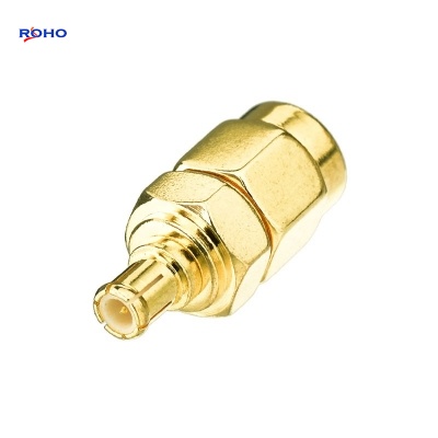 MCX Plug to SMA Male RF Adaptor