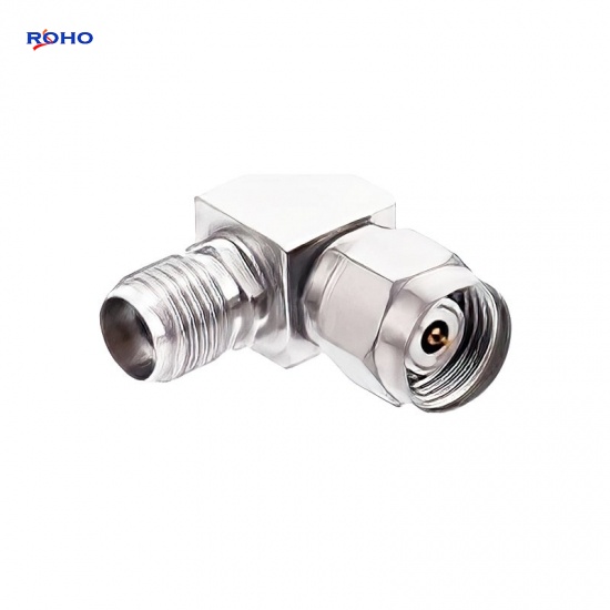 2.92mm Female to 1.85mm Male Right Angle Adapter