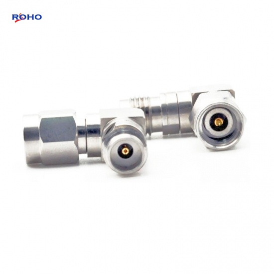 2.92mm Male to 2.4mm Female Right Angle Connector Adapter