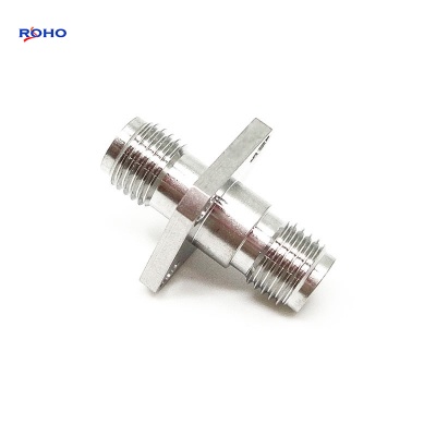 2.92mm Female to 2.92mm Female 4 Hole Flange Adapter