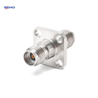 2.92mm Female to 2.92mm Female 4 Hole Flange Adapter