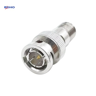 F Female to BNC Male Connector Adapter