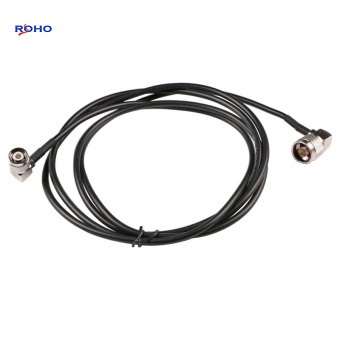 Right Angle N Male to Male LMR195 Cable Assembly