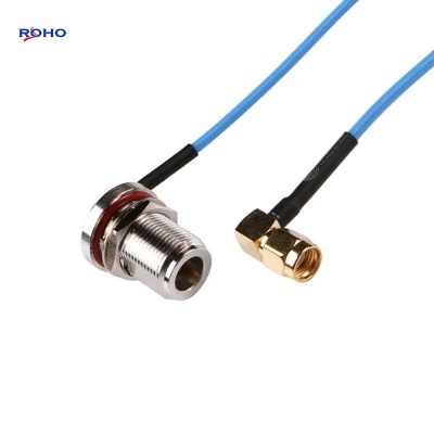 N Female to RP SMA Male RG402 Cable Assembly