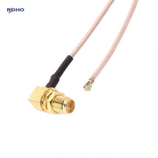 Right Angle SMA Female to UFL Cable Assembly