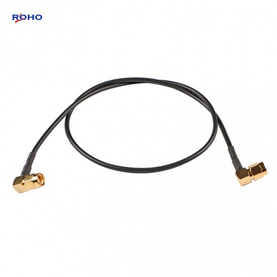 SMA Male Right Angle to SMA Male Cable Assembly